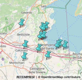 Mappa Via Gabriele D'Annunzio, 25080 Padenghe Sul Garda BS, Italia (5.69231)