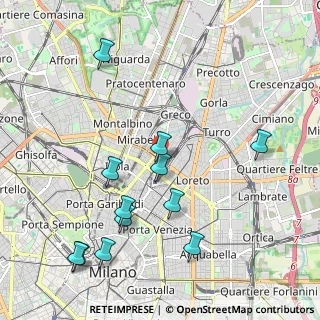 Mappa Via Privata Astico, 20125 Milano MI, Italia (2.31083)