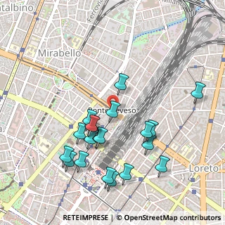 Mappa Via Privata Astico, 20125 Milano MI, Italia (0.506)