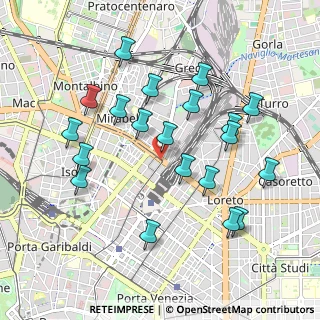 Mappa Via Privata Astico, 20125 Milano MI, Italia (0.9775)