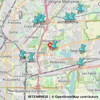 Mappa Via Golinelli, 20090 Segrate MI, Italia (2.48182)
