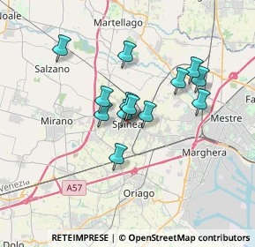 Mappa Via XX Settembre, 30035 Spinea VE, Italia (2.60385)