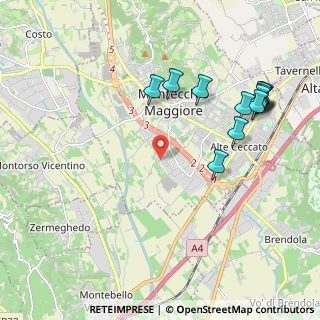 Mappa Via Giovanni Alfonso Borelli, 36075 Montecchio Maggiore VI, Italia (2.28917)
