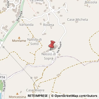 Mappa Localita' Nassio Sopra, 10, 10010 Chiaverano, Torino (Piemonte)