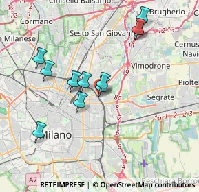Mappa Via Giuseppe Romita, 20132 Milano MI, Italia (3.40917)