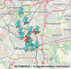 Mappa Via Giuseppe Romita, 20132 Milano MI, Italia (3.19)