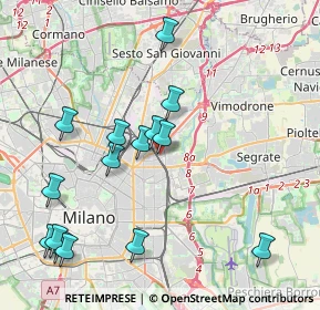 Mappa Via Giuseppe Romita, 20132 Milano MI, Italia (4.44267)