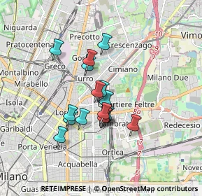 Mappa Via Giuseppe Romita, 20132 Milano MI, Italia (1.31875)