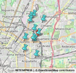 Mappa Via Giuseppe Romita, 20132 Milano MI, Italia (1.37818)