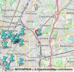 Mappa Via Giuseppe Romita, 20132 Milano MI, Italia (2.94412)