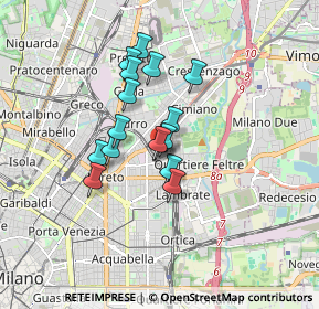 Mappa Via Giuseppe Romita, 20132 Milano MI, Italia (1.2275)