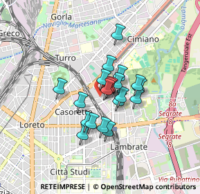 Mappa Via Giuseppe Romita, 20132 Milano MI, Italia (0.554)