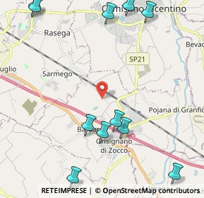 Mappa Via Antonio Pigafetta, 36040 Grisignano di Zocco VI, Italia (2.87455)