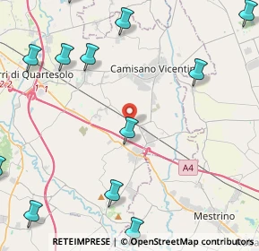 Mappa Via Antonio Pigafetta, 36040 Grisignano di Zocco VI, Italia (6.40923)