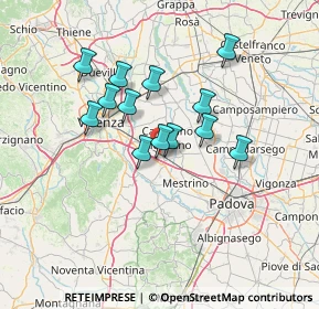 Mappa Via Antonio Pigafetta, 36040 Grisignano di Zocco VI, Italia (11.01308)