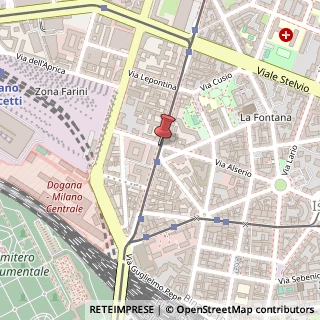 Mappa Via Carlo Farini,  53, 20159 Milano, Milano (Lombardia)