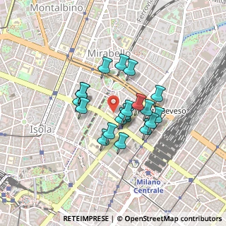 Mappa Via Privata Antonio Vivaldi, 20124 Milano MI, Italia (0.3095)