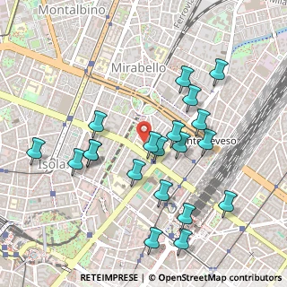 Mappa Via Privata Antonio Vivaldi, 20124 Milano MI, Italia (0.4995)
