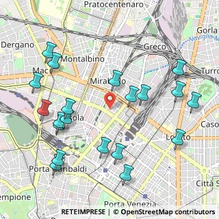 Mappa Via Privata Antonio Vivaldi, 20124 Milano MI, Italia (1.201)