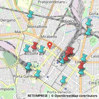 Mappa Via Privata Antonio Vivaldi, 20124 Milano MI, Italia (1.219)