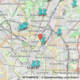 Mappa Via Privata Antonio Vivaldi, 20124 Milano MI, Italia (2.82333)