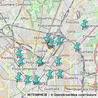 Mappa Via Privata Antonio Vivaldi, 20124 Milano MI, Italia (2.32333)
