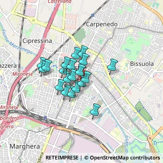 Mappa Via Mestrina, 30172 Mestre VE, Italia (0.579)