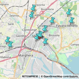 Mappa Via Mestrina, 30172 Mestre VE, Italia (2.03833)