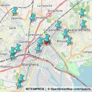 Mappa Via Mestrina, 30172 Mestre VE, Italia (2.575)