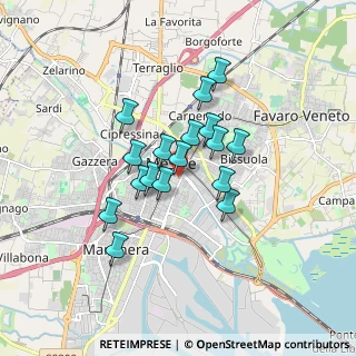 Mappa Via Mestrina, 30172 Mestre VE, Italia (1.26647)