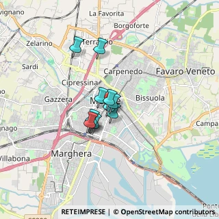 Mappa Via Mestrina, 30172 Mestre VE, Italia (1.00636)
