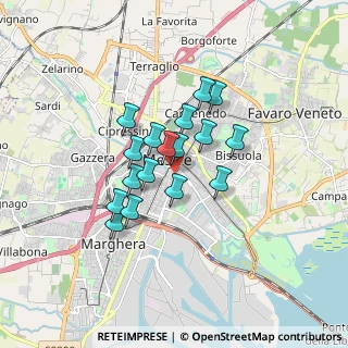 Mappa Via Mestrina, 30172 Mestre VE, Italia (1.21529)