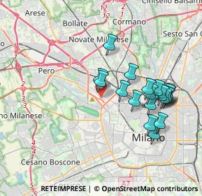 Mappa Viale Achille Papa, 20149 Milano MI, Italia (3.64316)