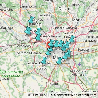 Mappa Viale Achille Papa, 20149 Milano MI, Italia (5.64059)