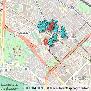 Mappa Viale Achille Papa, 20149 Milano MI, Italia (0.328)
