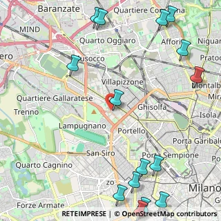 Mappa Viale Achille Papa, 20149 Milano MI, Italia (3.26)