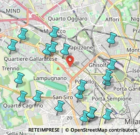 Mappa Viale Achille Papa, 20149 Milano MI, Italia (2.5035)