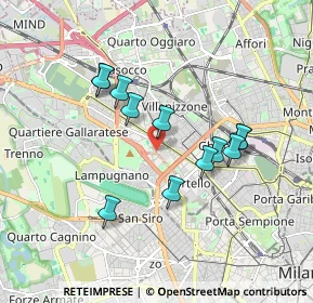 Mappa Viale Achille Papa, 20149 Milano MI, Italia (1.5725)
