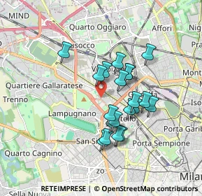 Mappa Viale Achille Papa, 20149 Milano MI, Italia (1.4205)