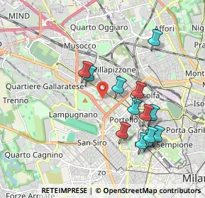 Mappa Viale Achille Papa, 20149 Milano MI, Italia (1.79923)