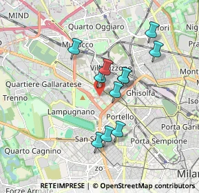 Mappa Viale Achille Papa, 20149 Milano MI, Italia (1.49182)