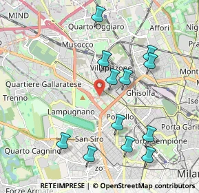 Mappa Viale Achille Papa, 20149 Milano MI, Italia (2.0775)