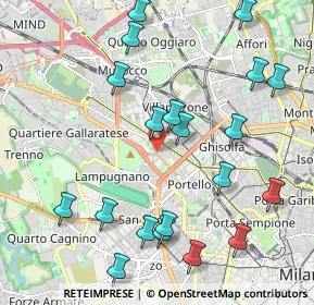 Mappa Viale Achille Papa, 20149 Milano MI, Italia (2.3605)