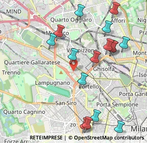 Mappa Viale Achille Papa, 20149 Milano MI, Italia (2.31688)