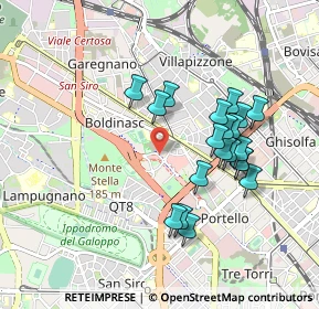Mappa Viale Achille Papa, 20149 Milano MI, Italia (0.841)