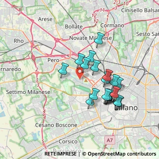 Mappa Via Privata Madre Carolina Orsenigo, 20151 Milano MI, Italia (3.2415)