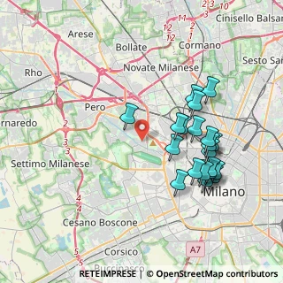 Mappa Via Privata Madre Carolina Orsenigo, 20151 Milano MI, Italia (3.7415)