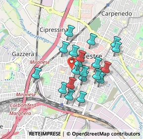 Mappa Via Piave, 30171 Mestre VE, Italia (0.688)