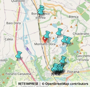 Mappa 10016 Montalto Dora TO, Italia (2.418)