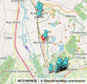 Mappa 10016 Montalto Dora TO, Italia (2.729)